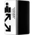 Black and White Arrows Galaxy Z Fold4 5G Skin